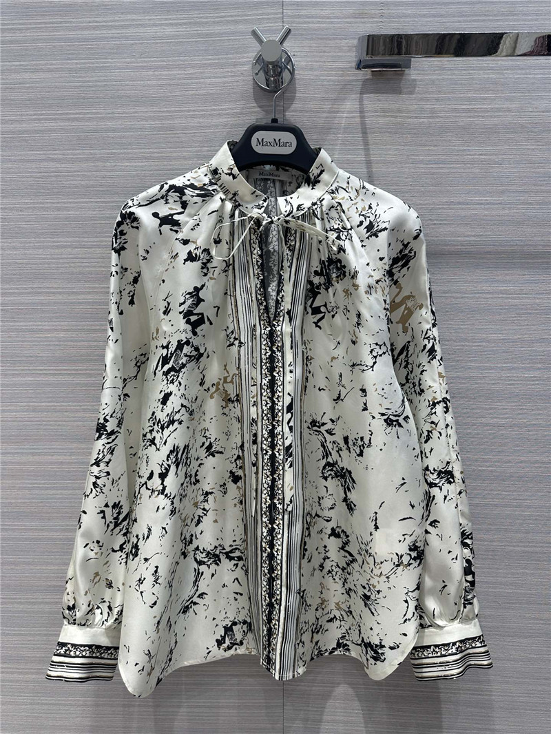 Vanitoo printed silk shirt