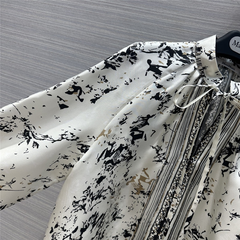 Vanitoo printed silk shirt