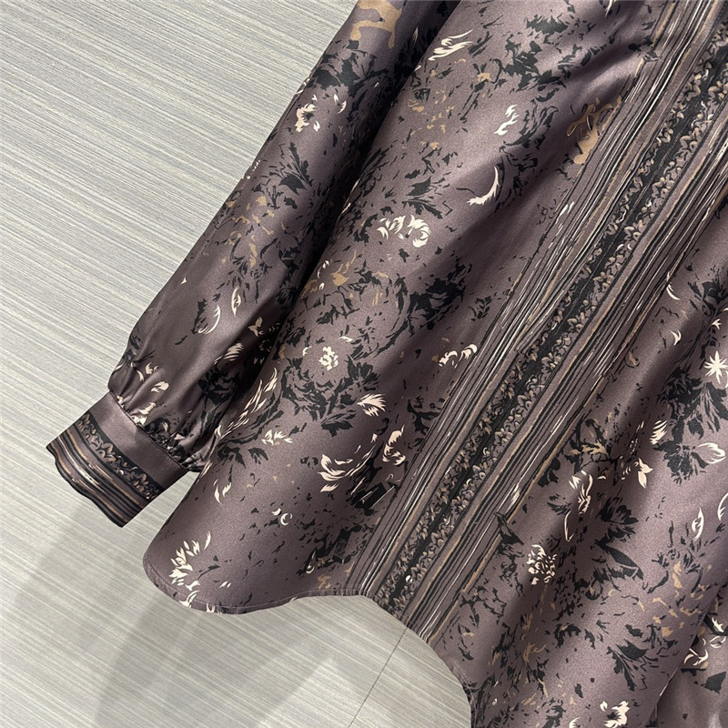 Vanitoo printed silk shirt