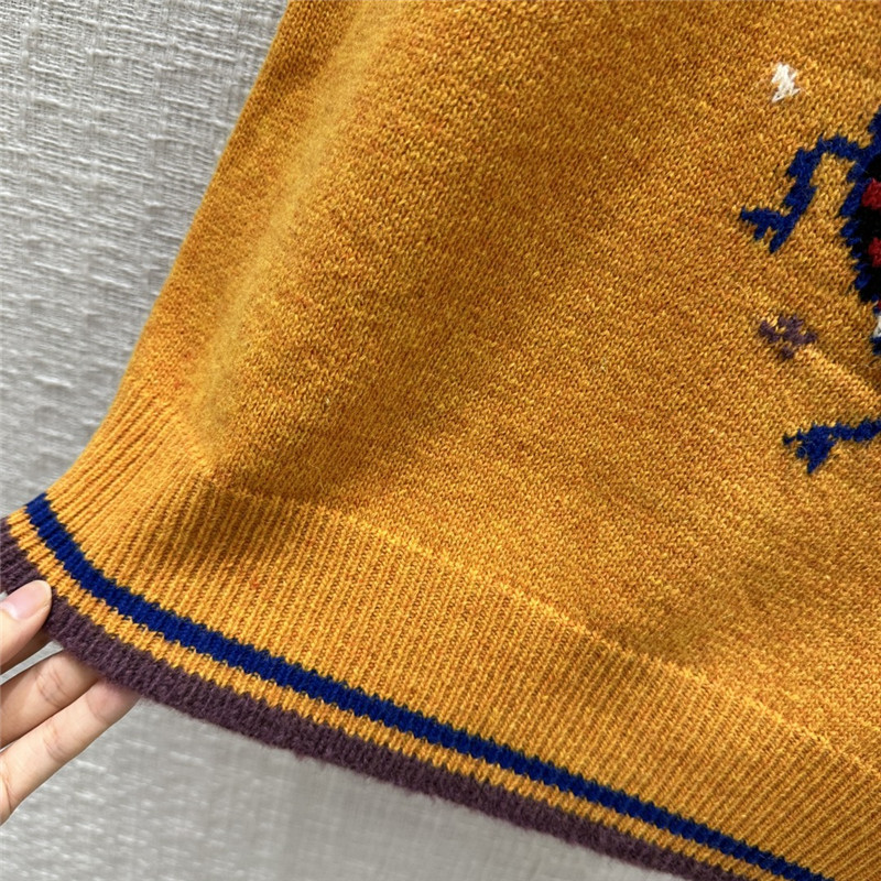 Marni Wool Jacquard Knitted Vest