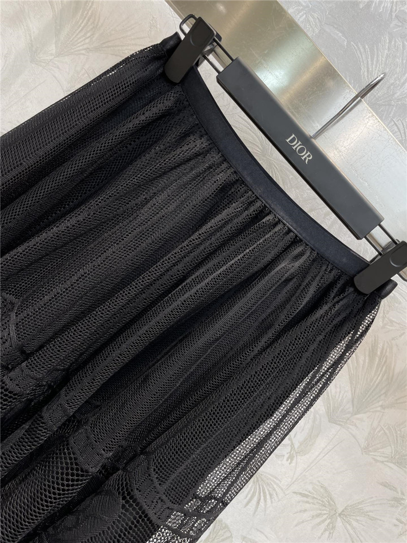 D10r high waist lace panel skirt