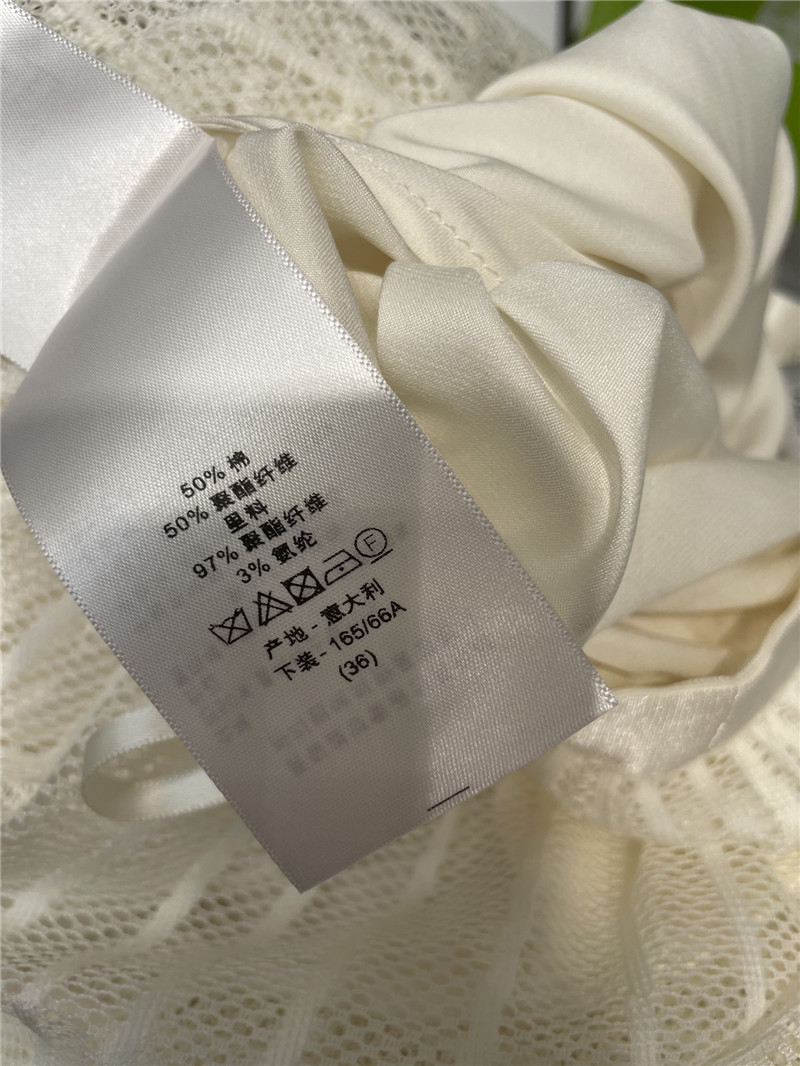 D10r high waist lace panel skirt