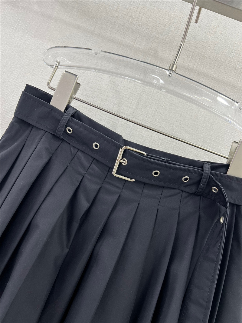 D10r belted long skirt