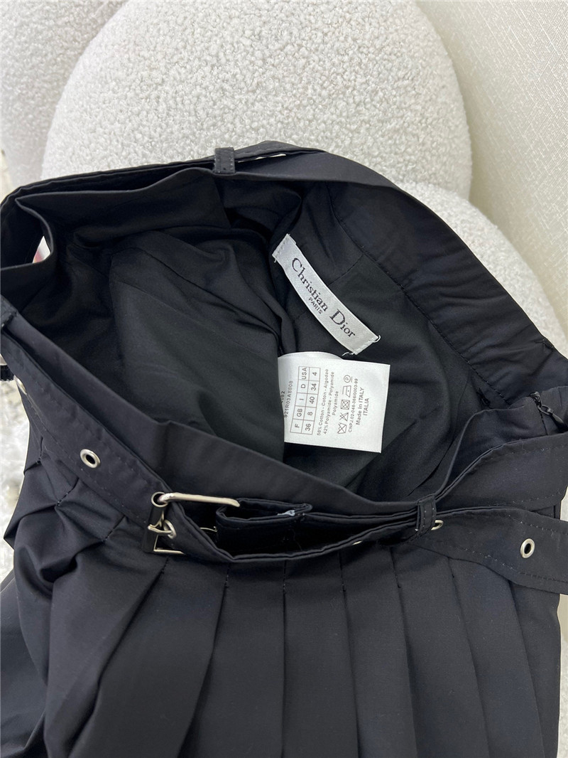 D10r belted long skirt