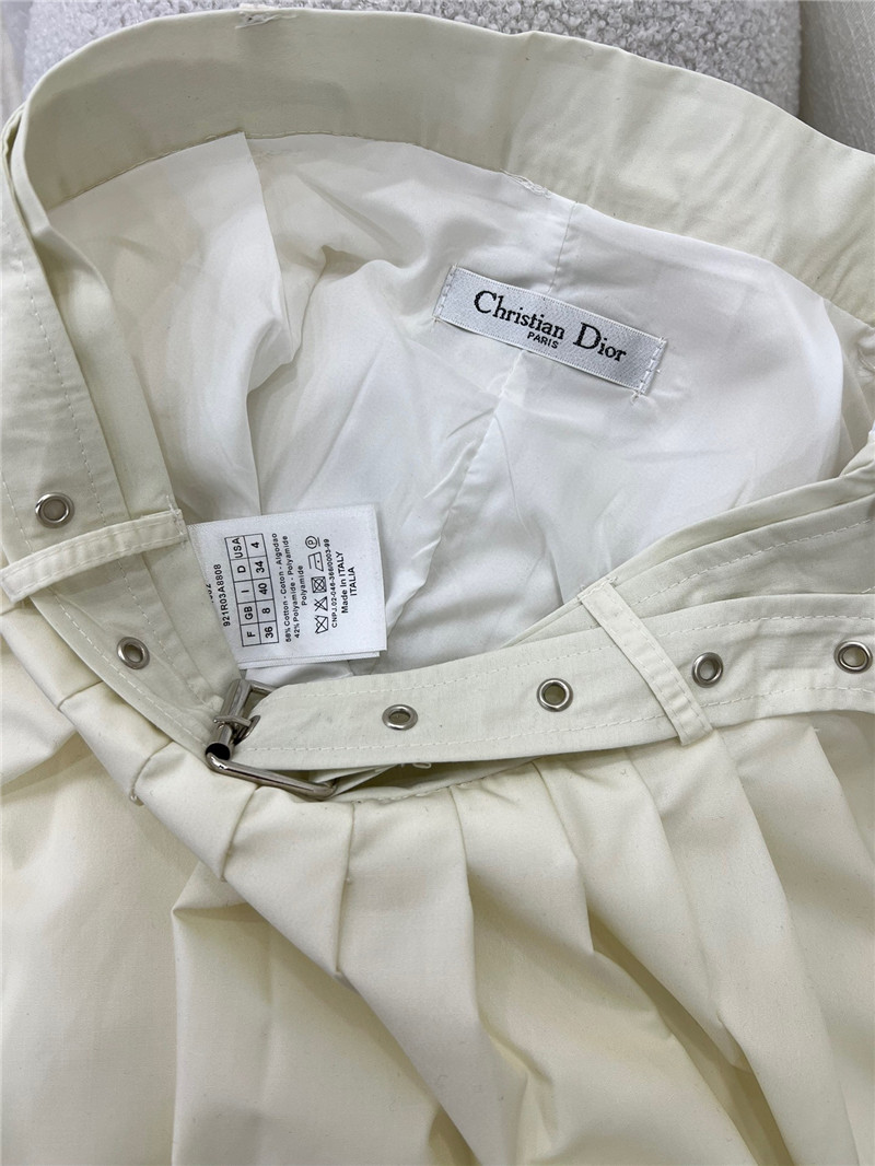 D10r belted long skirt