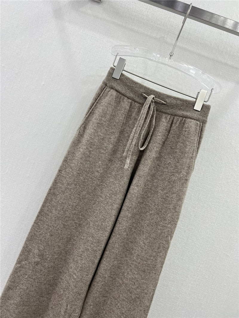 L0r0 P1ana wide leg cashmere loose trousers