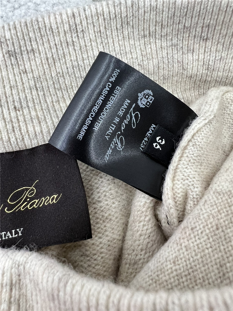 L0r0 P1ana wide leg cashmere loose trousers