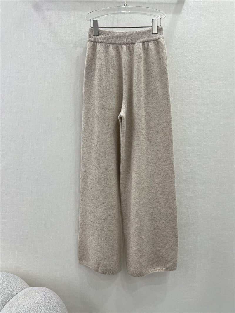 L0r0 P1ana wide leg cashmere loose trousers