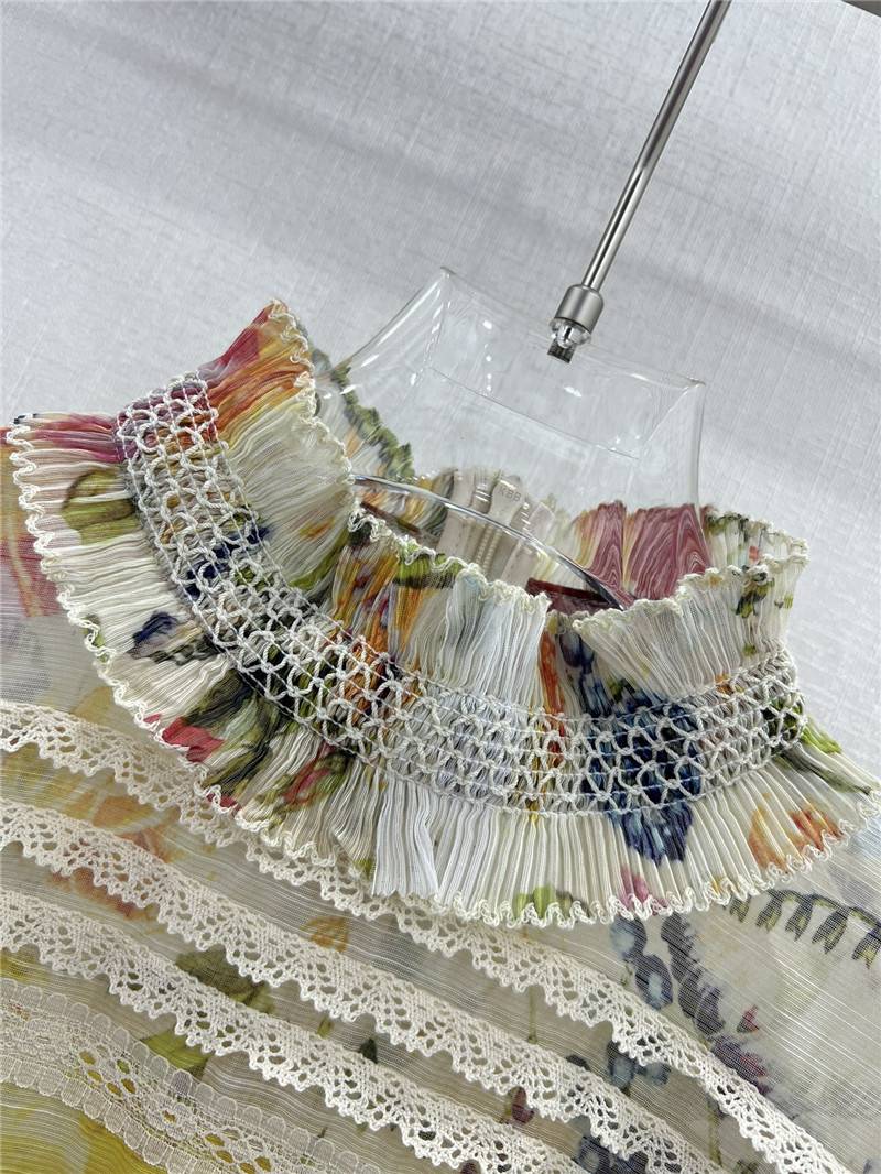 zimm turtleneck lantern sleeve mini dress