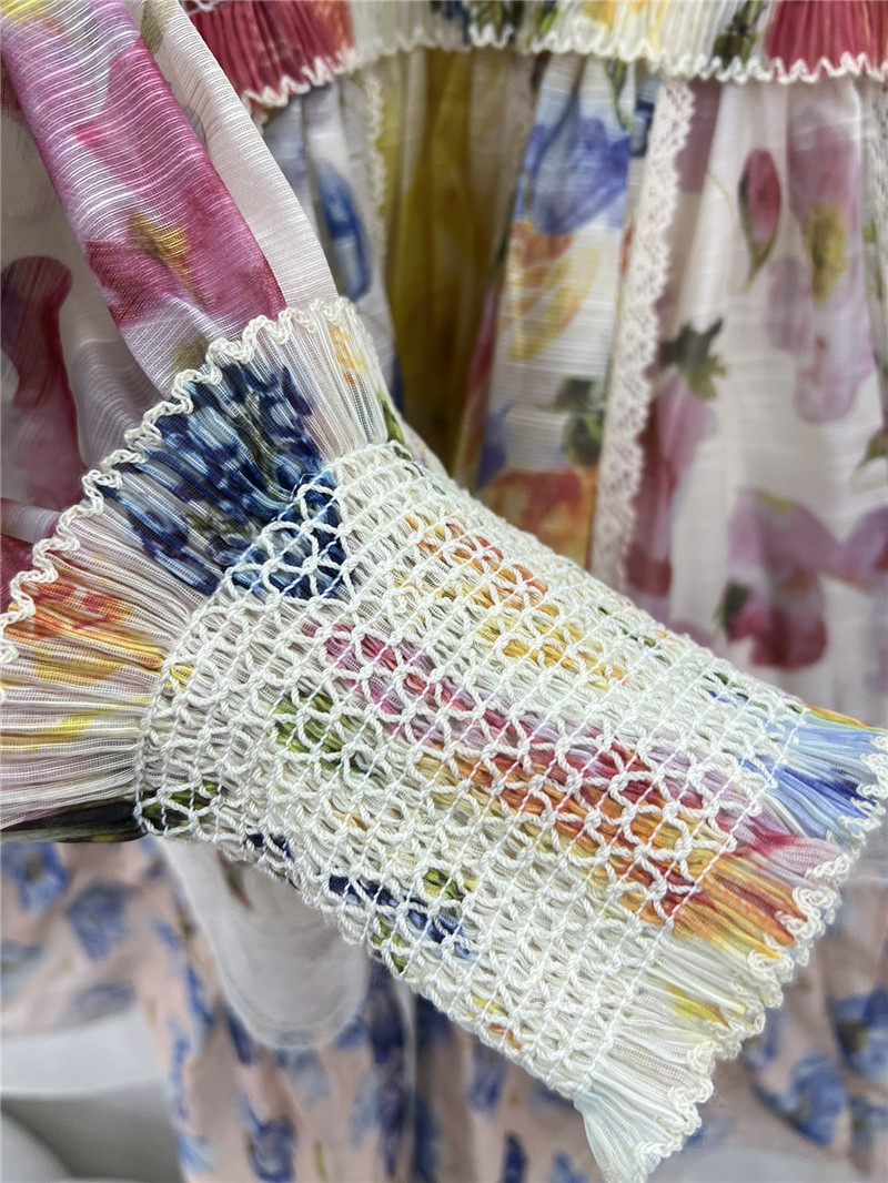 zimm turtleneck lantern sleeve mini dress