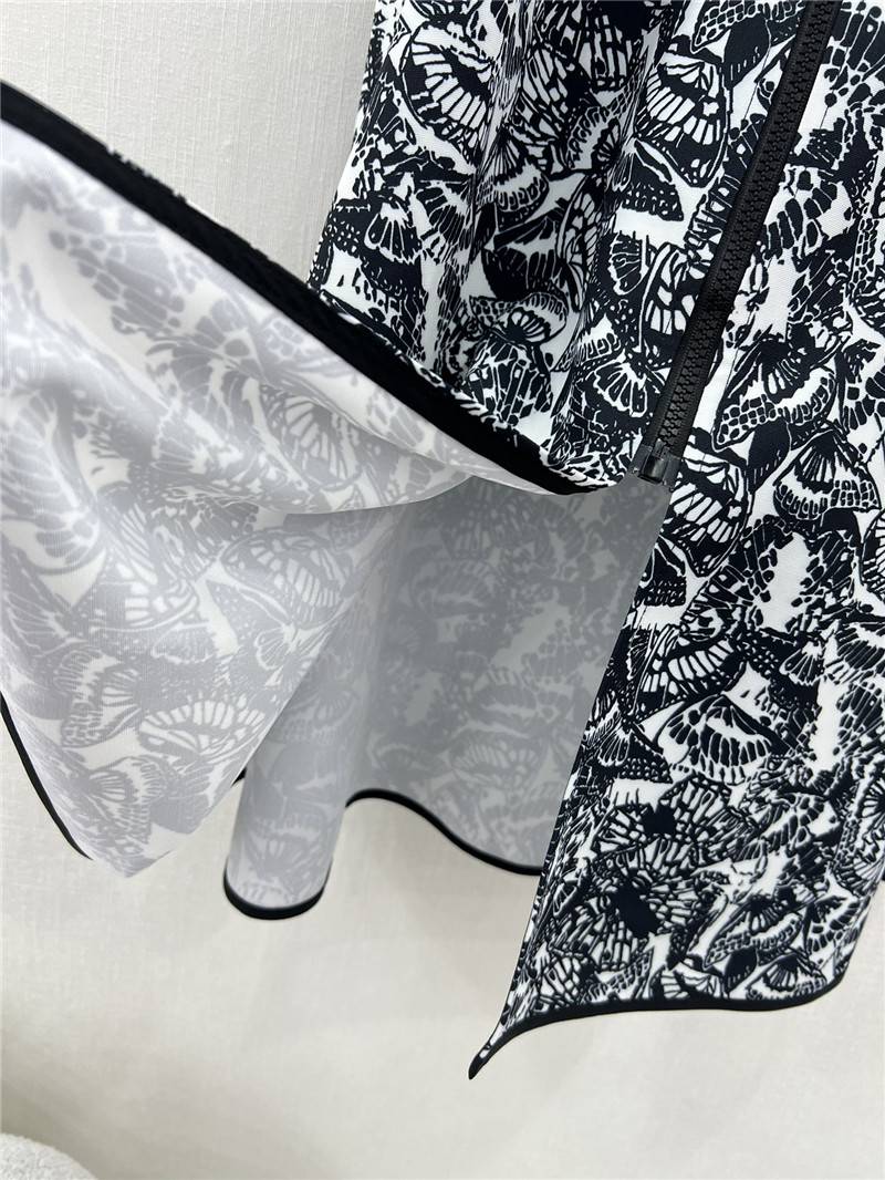 D10r new full length ink print pattern long skirt