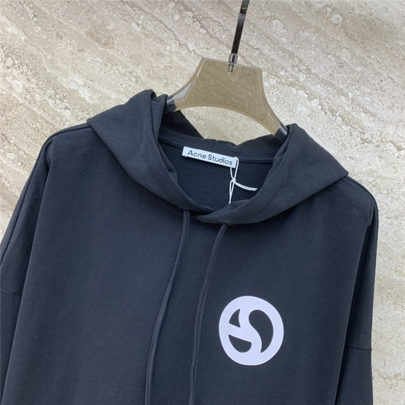 Acne Studios hooded sweatshirt loose sweatshirt