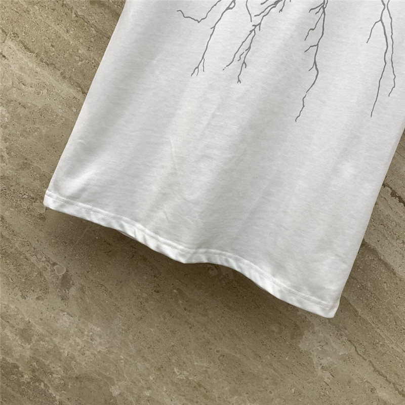 Givenchy reflective lightning print short-sleeved T-shirt