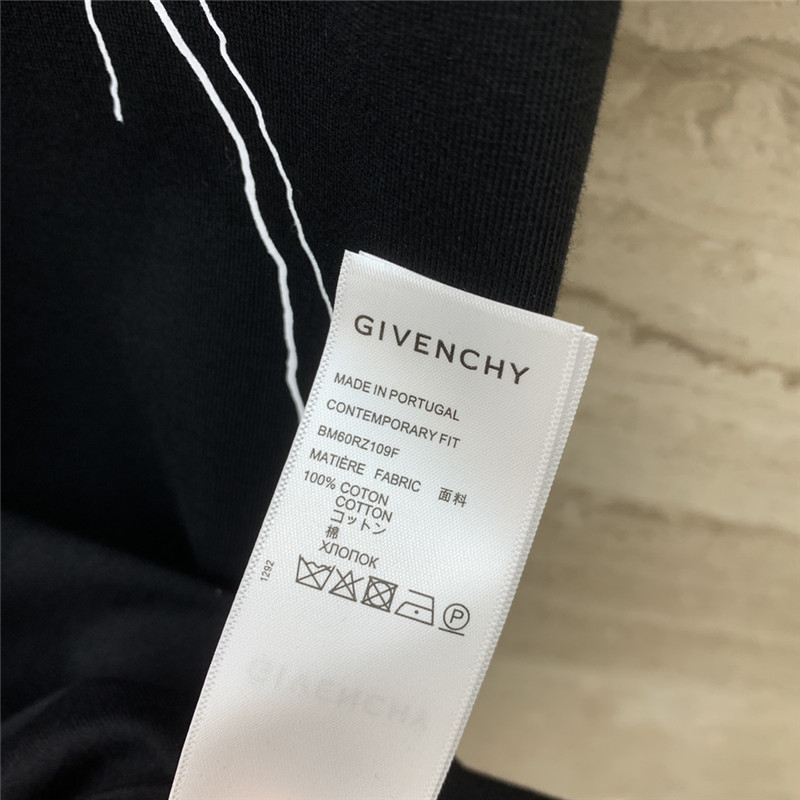 Givenchy reflective lightning print short-sleeved T-shirt