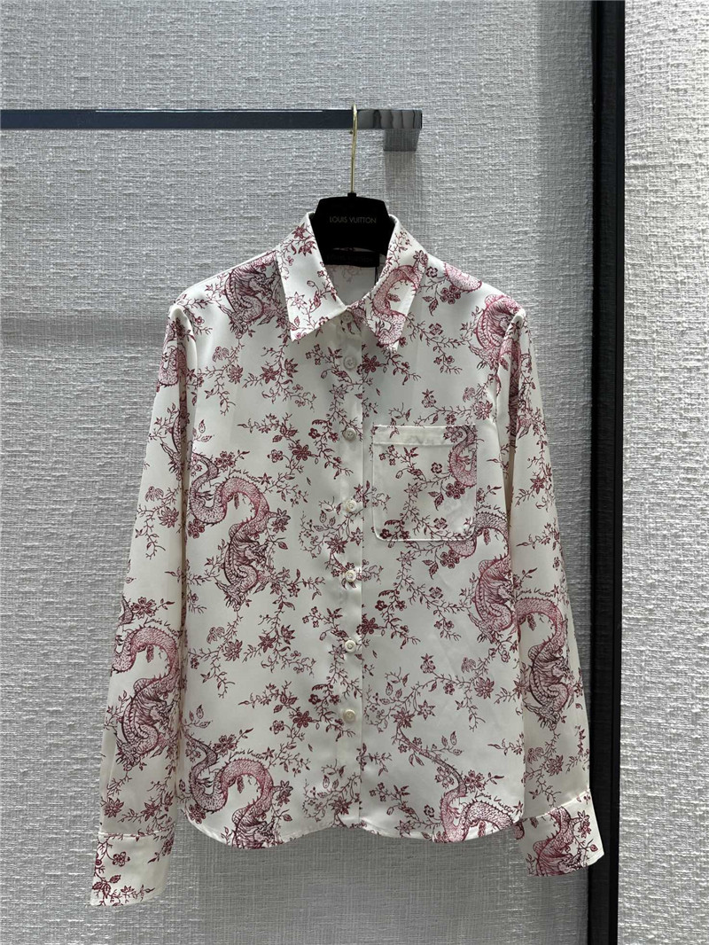 l0vis Vvtt0n lv floral print pajama style suit