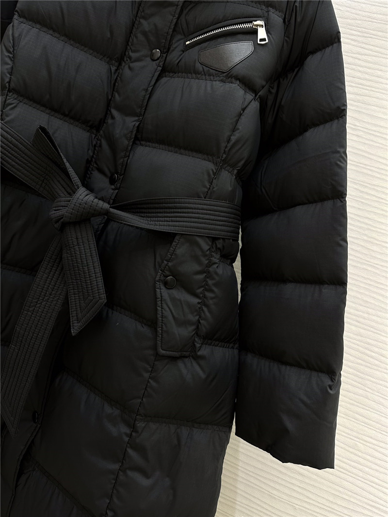 Bv*b*rry hooded long down jacket