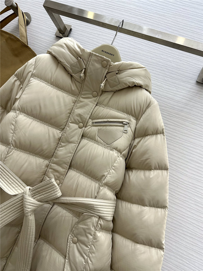 Bv*b*rry hooded long down jacket