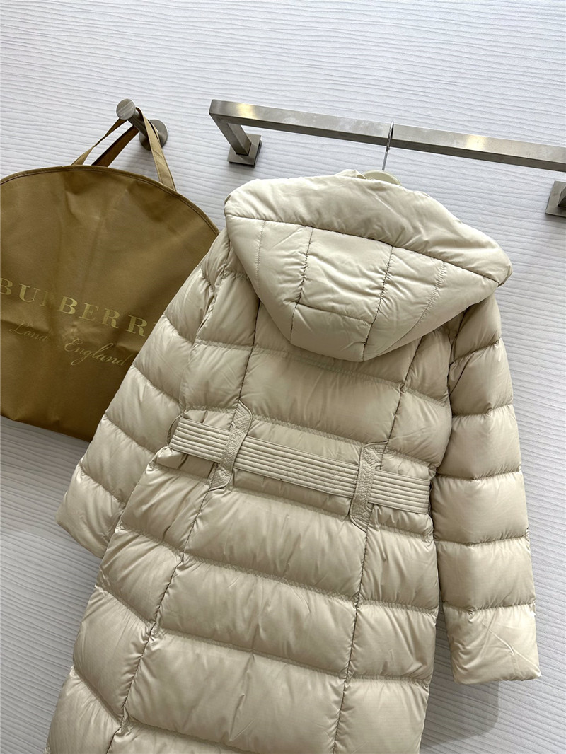 Bv*b*rry hooded long down jacket
