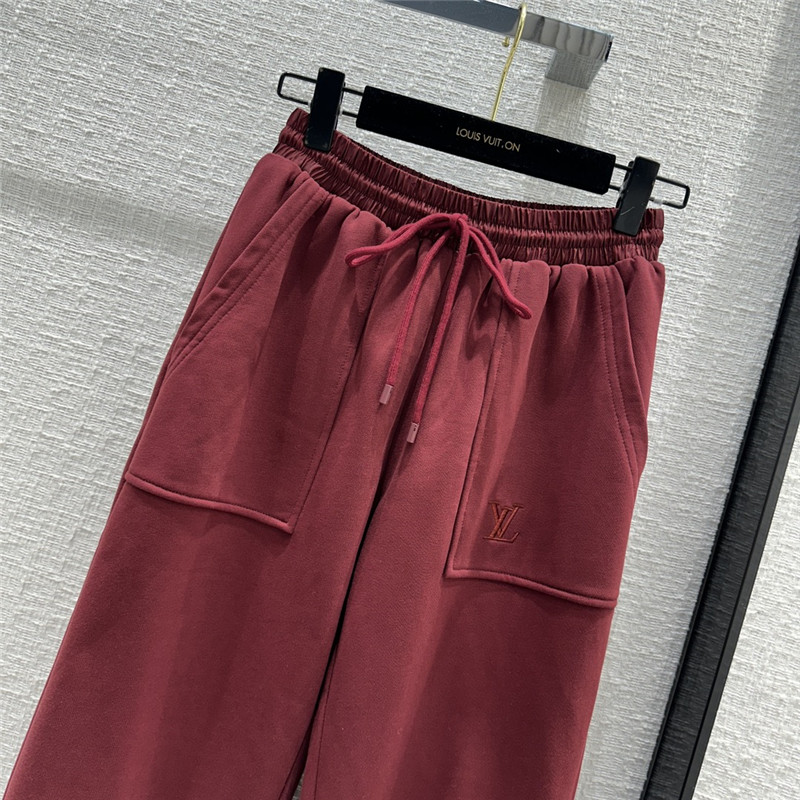 l0vis Vvtt0n lv jacquard patchwork sports suit