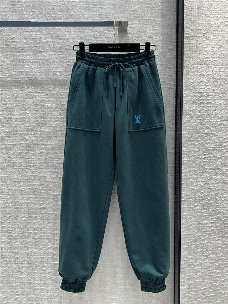 louis vuitton LV jacquard patchwork sports suit