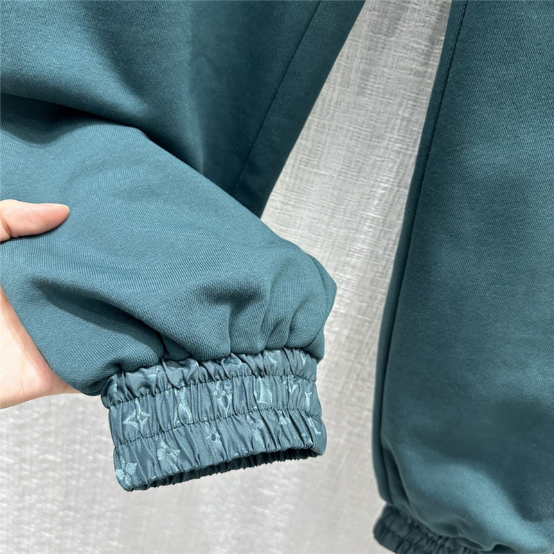 louis vuitton LV jacquard patchwork sports suit