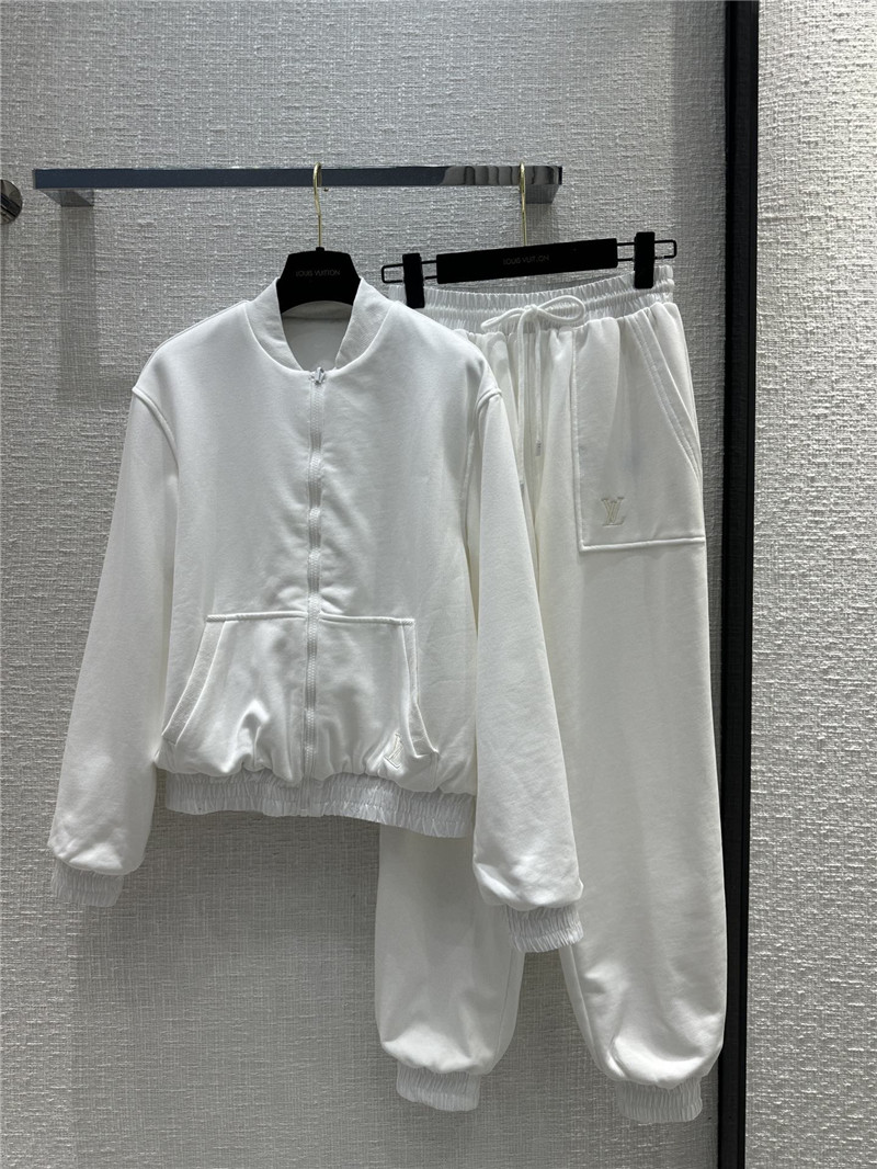 louis vuitton LV jacquard patchwork sports suit