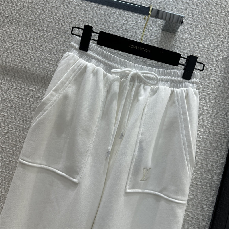 louis vuitton LV jacquard patchwork sports suit