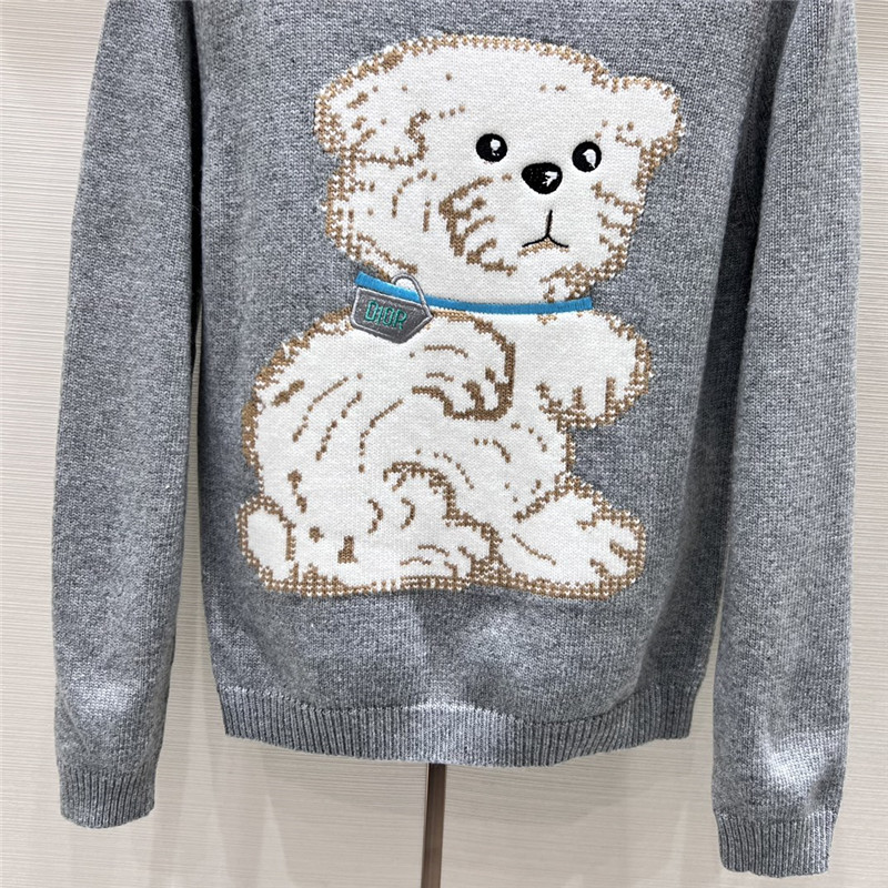 D10r animal knitted pullover sweater
