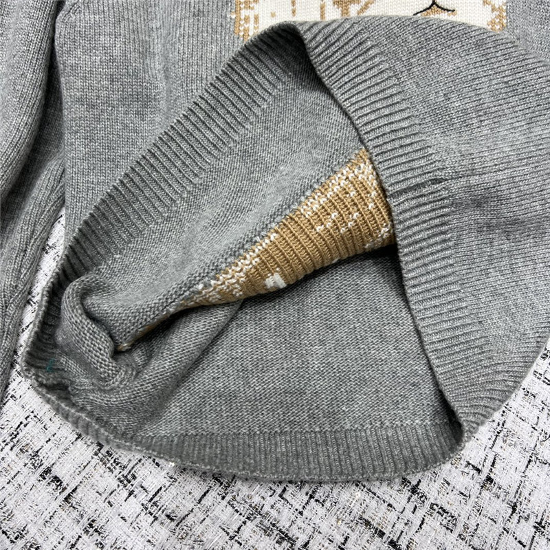D10r animal knitted pullover sweater