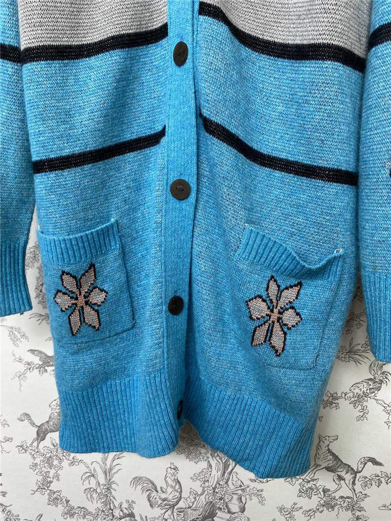 L0ew* yarn mid-length knit cardigan