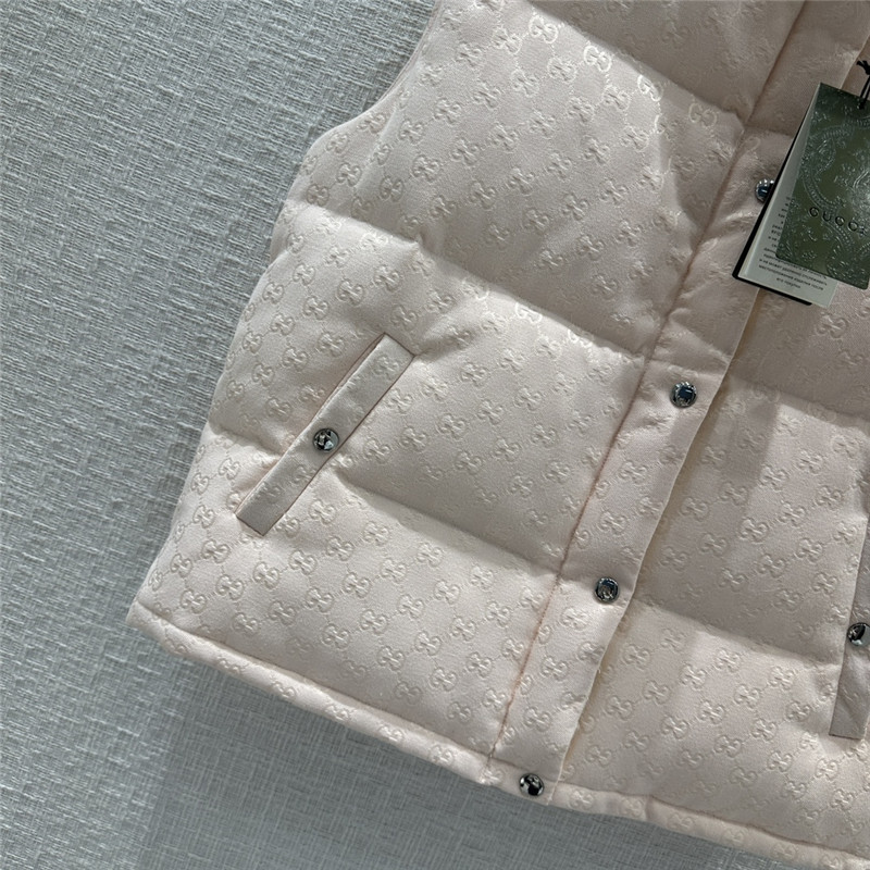 Gvc*1 morandi color contrast down vest