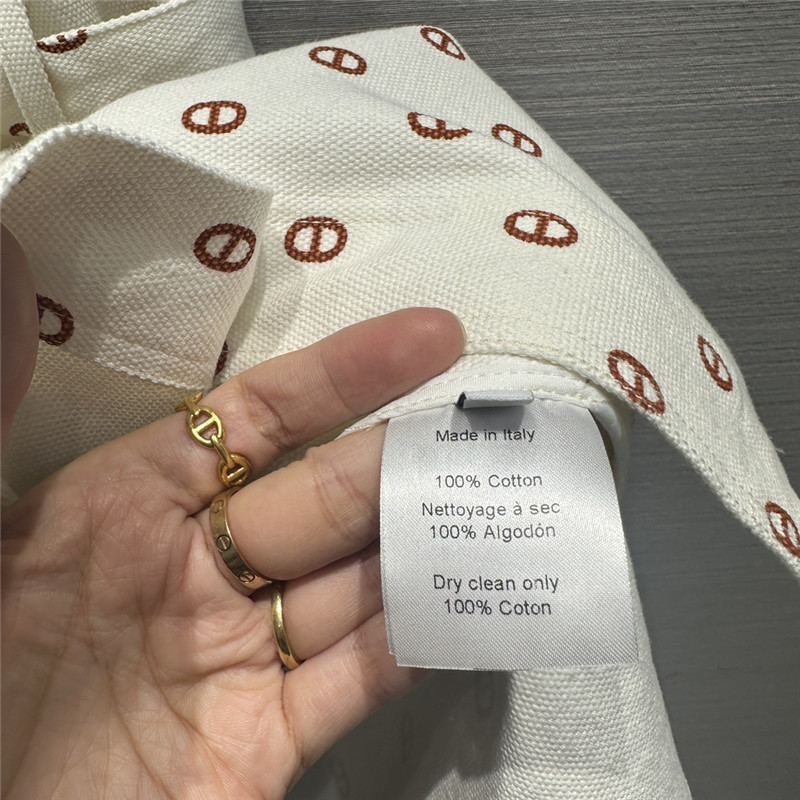 H**me5 new color pig nose logo denim vest dress