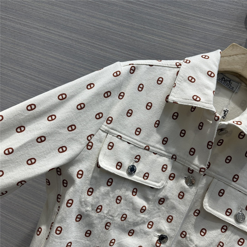 H**me5 new color pig nose logo denim jacket