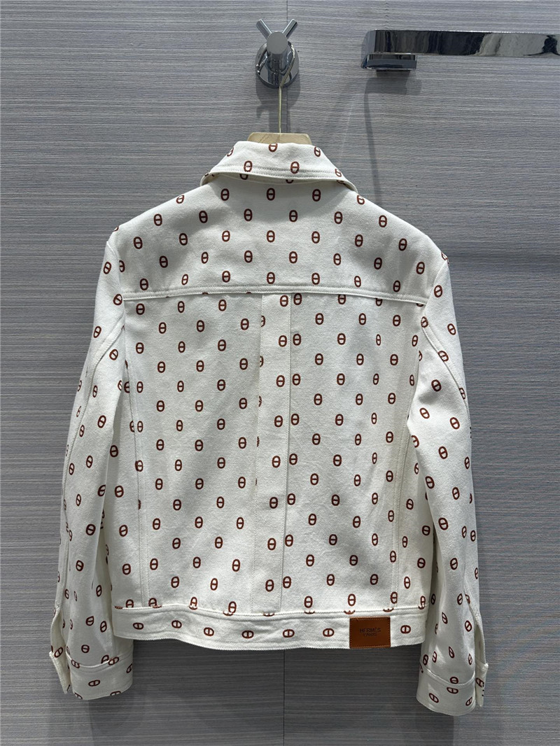 H**me5 new color pig nose logo denim jacket