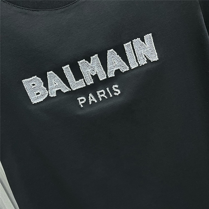 Balmain embroidered beaded T-shirt