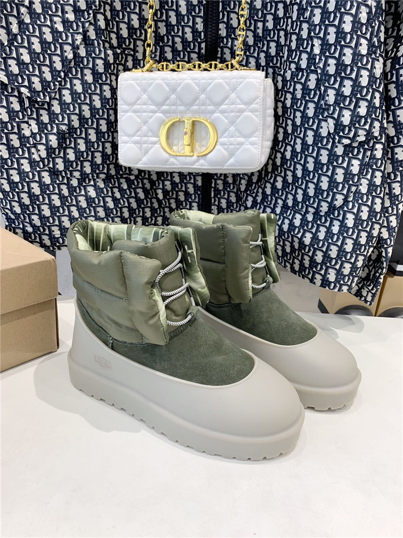 ugg waterproof lace-up down two-wear snow boots