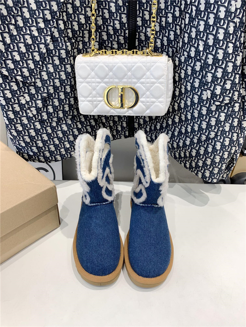 UGG x Telfar Denim Mini Boot