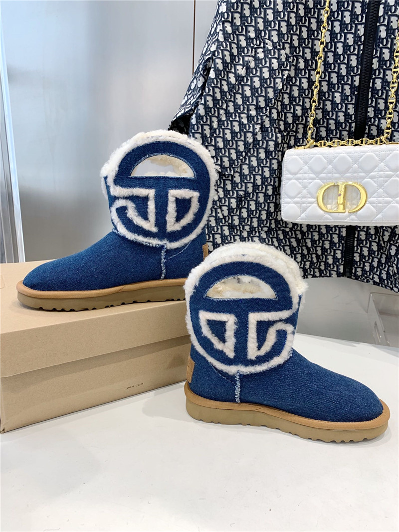 UGG x Telfar Denim Mini Boot