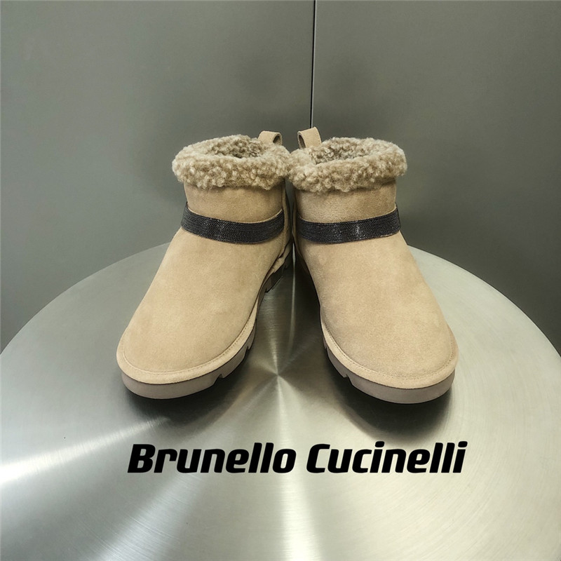 BC Suede Leather Shearling Cozy Booties