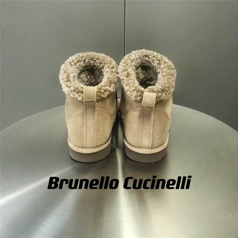 BC Suede Leather Shearling Cozy Booties