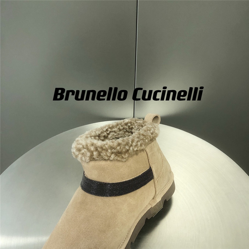 BC Suede Leather Shearling Cozy Booties