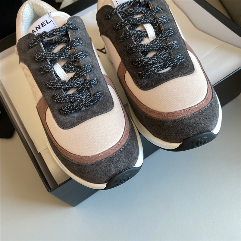 Ch**el sneakers women dark gray