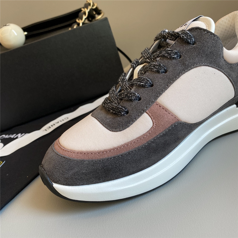 Ch**el sneakers women dark gray
