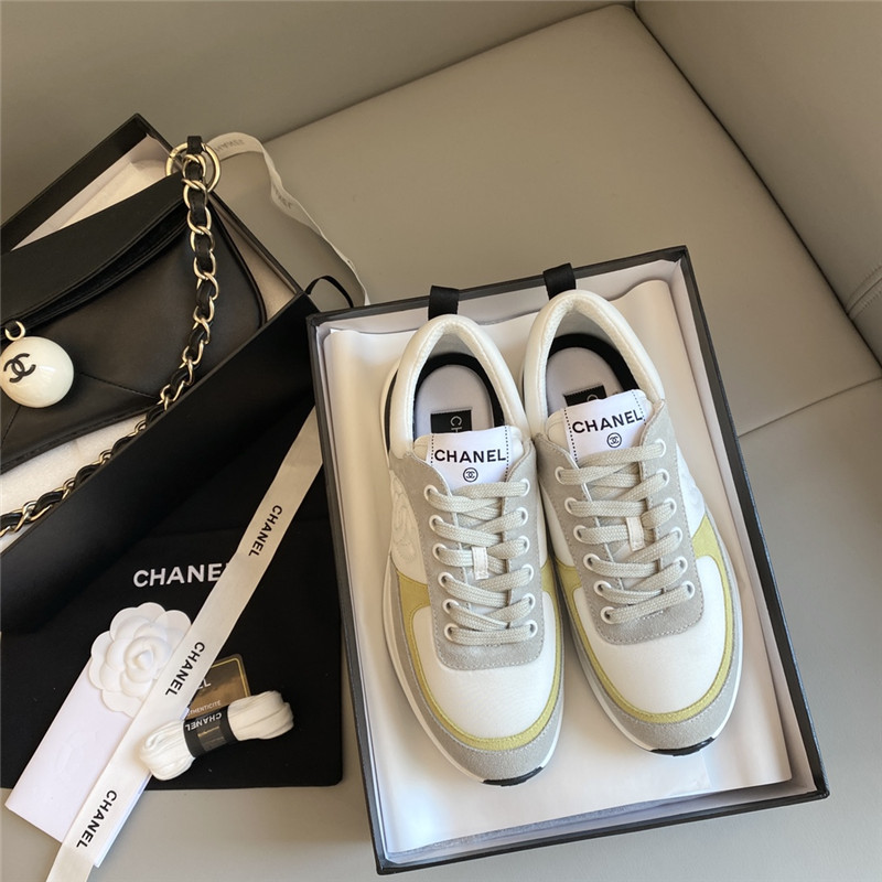 Chanel Sneakers Women Yellow