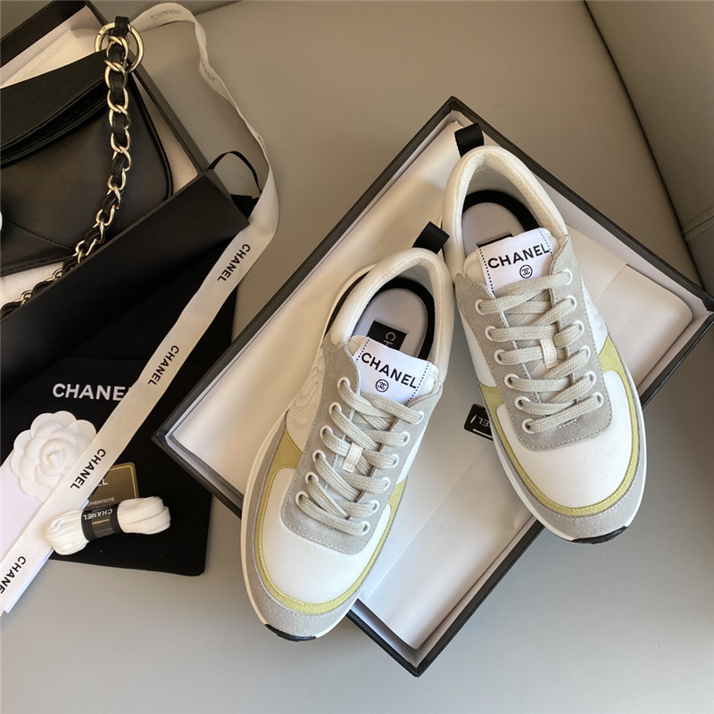 Chanel Sneakers Women Yellow
