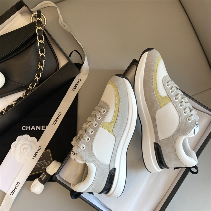 Chanel Sneakers Women Yellow