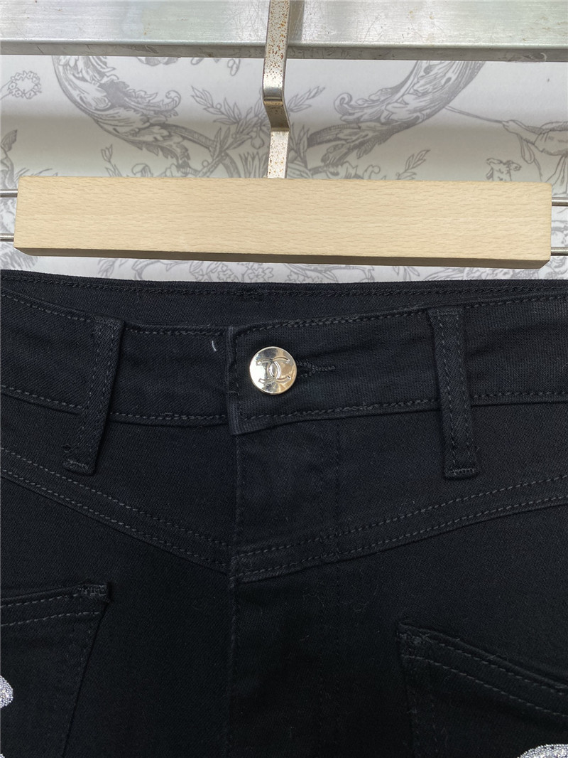 Ch**el early spring new bootcut jeans