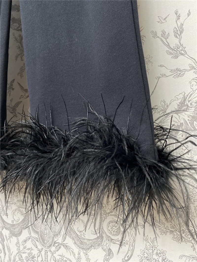 Pra*a new feather trousers