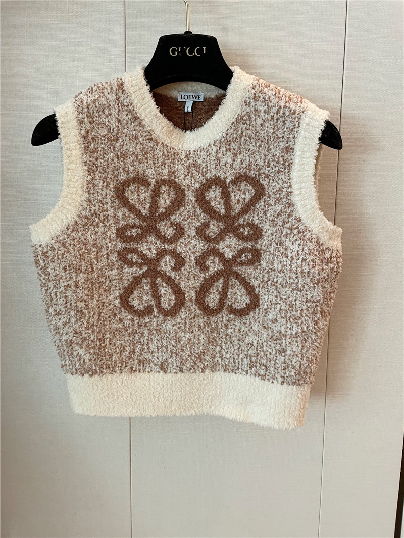 Loewe Logo Jacquard Knitted Vest
