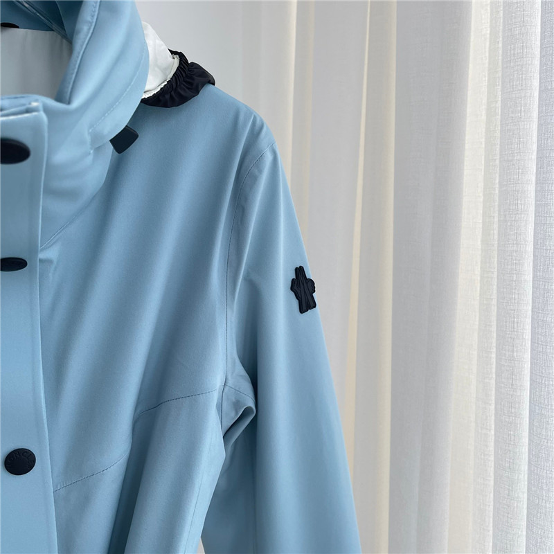 Moncler blue cotton jacket